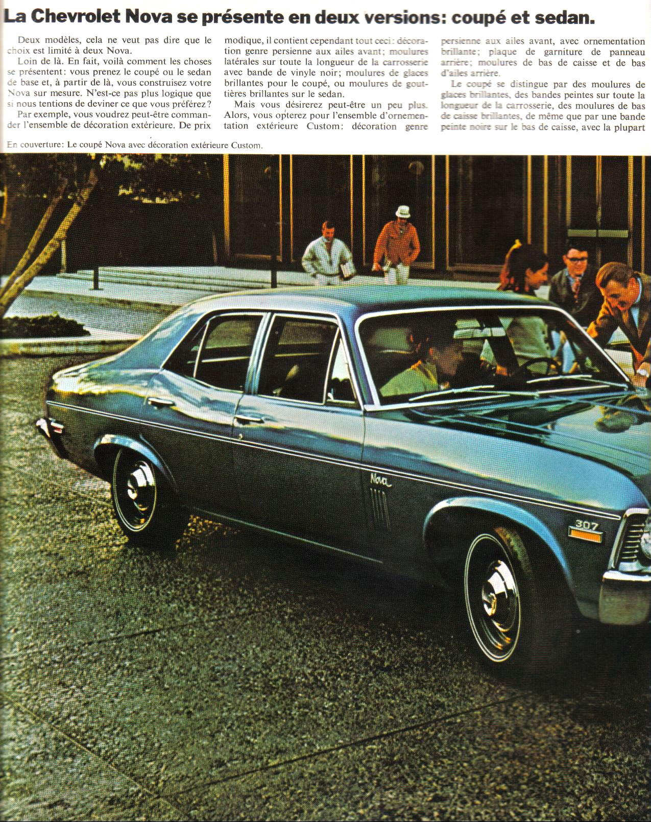 1970 Chevrolet Nova French Foldout Page 8